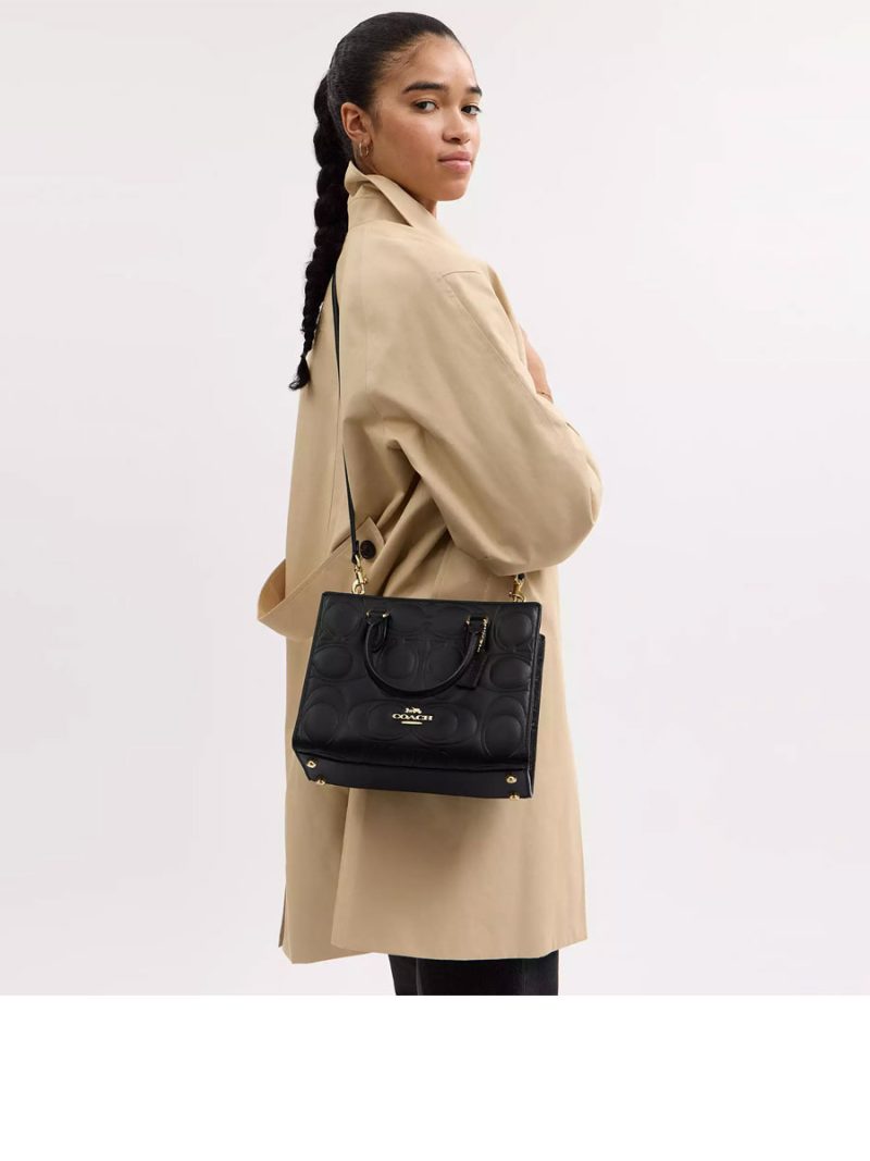 COACH Maggie Small Tote Bag In Signature Leather - Image 5