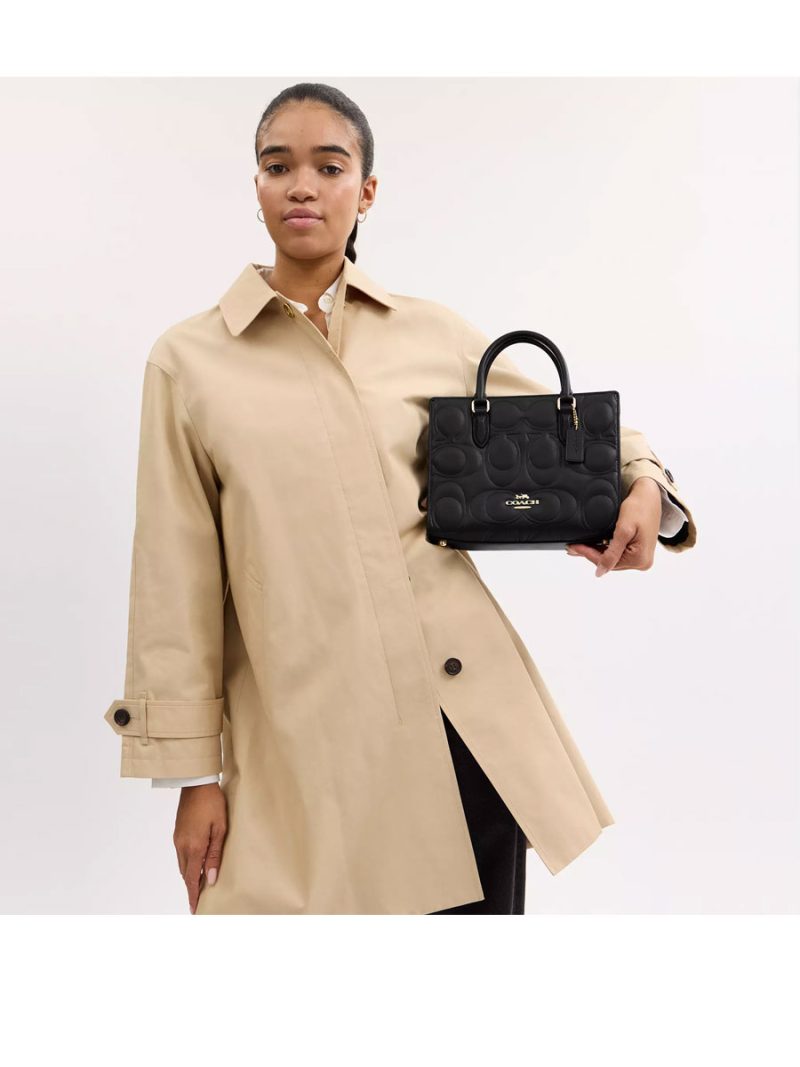 COACH Maggie Small Tote Bag In Signature Leather - Image 6