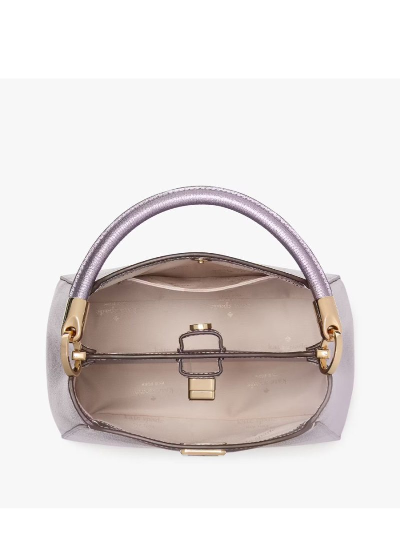 KATE SPADE Phoebe Metallic Small Top Handle Satchel - Image 2