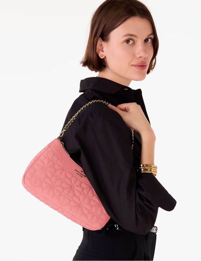 KATE SPADE Spade Flower Quilted Fabric Convertible Crossbody - Image 5