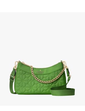 KATE SPADE Spade Flower Quilted Fabric Convertible Crossbody