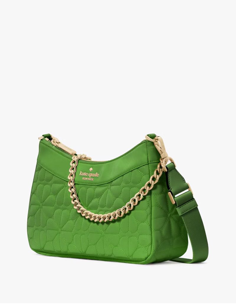 KATE SPADE Spade Flower Quilted Fabric Convertible Crossbody - Image 3