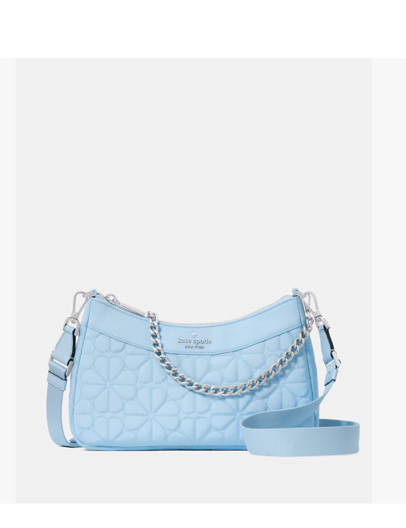 KATE SPADE Spade Flower Quilted Fabric Convertible Crossbody