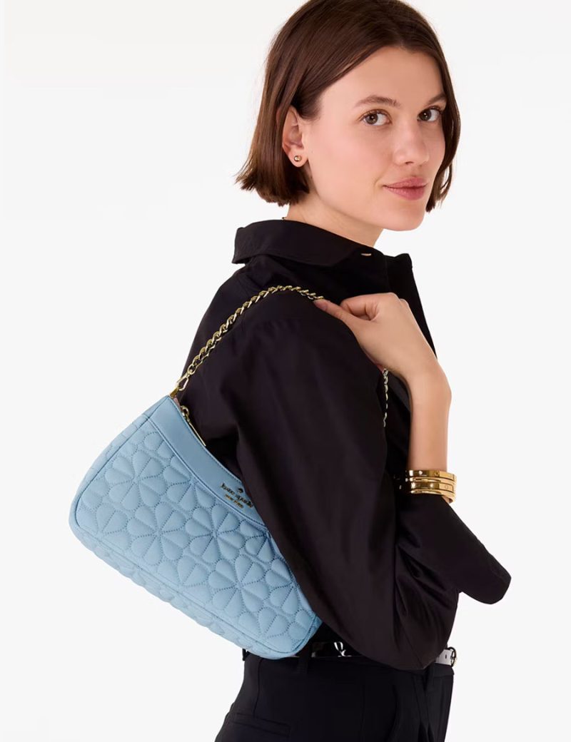 KATE SPADE Spade Flower Quilted Fabric Convertible Crossbody - Image 6