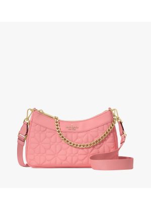KATE SPADE Spade Flower Quilted Fabric Convertible Crossbody