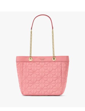 KATE SPADE Spade Flower Quilted Fabric Medium Tote