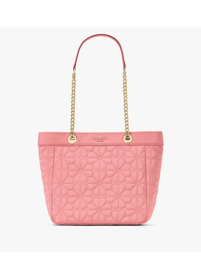 KATE SPADE Spade Flower Quilted Fabric Medium Tote