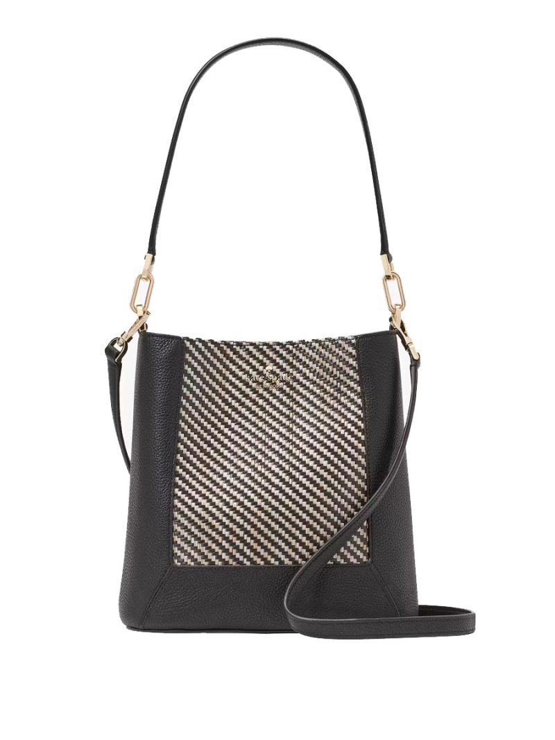 KATE SPADE Lena Straw Bucket Bag