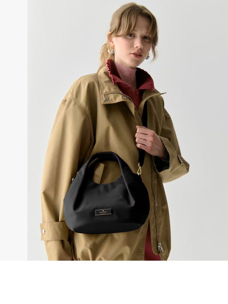 KATE SPADE Carter Nylon Small Pleated Crossbody - Image 5