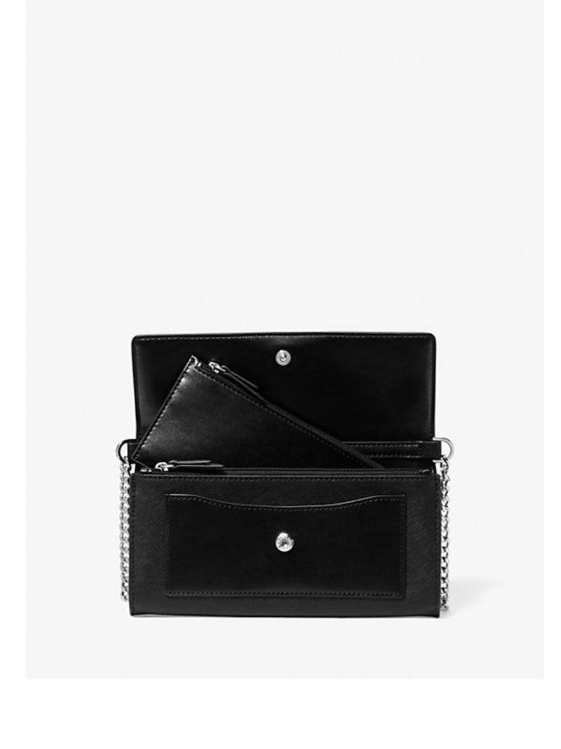 MICHAEL Michael Kors Jet Set Medium Saffiano Leather 2-in-1 Convertible Crossbody Bag - Image 3
