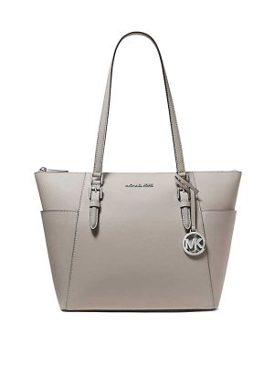 MICHAEL Michael Kors Charlotte Large Saffiano Leather Top-Zip Tote Bag