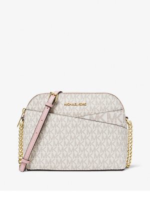 MICHAEL Michael Kors Jet Set Travel Medium Logo Dome Crossbody Bag (AS IS)