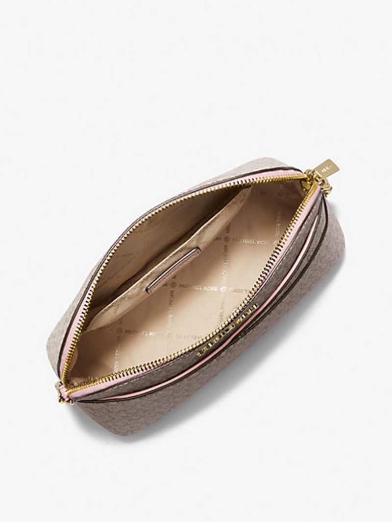 MICHAEL Michael Kors Jet Set Travel Medium Logo Dome Crossbody Bag (AS IS) - Image 2