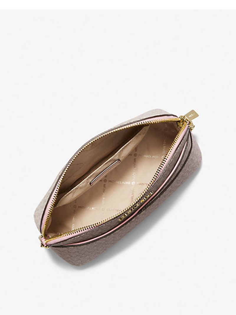 MICHAEL Michael Kors Jet Set Travel Medium Logo Dome Crossbody Bag - Image 2