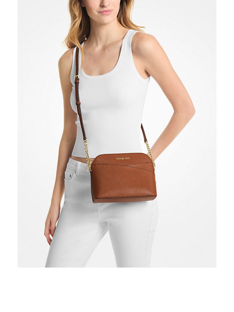 MICHAEL Michael Kors Jet Set Travel Medium Dome Crossbody - Image 3
