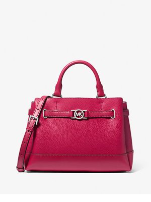 MICHAEL Michael Kors Reed Small Pebbled Leather Satchel