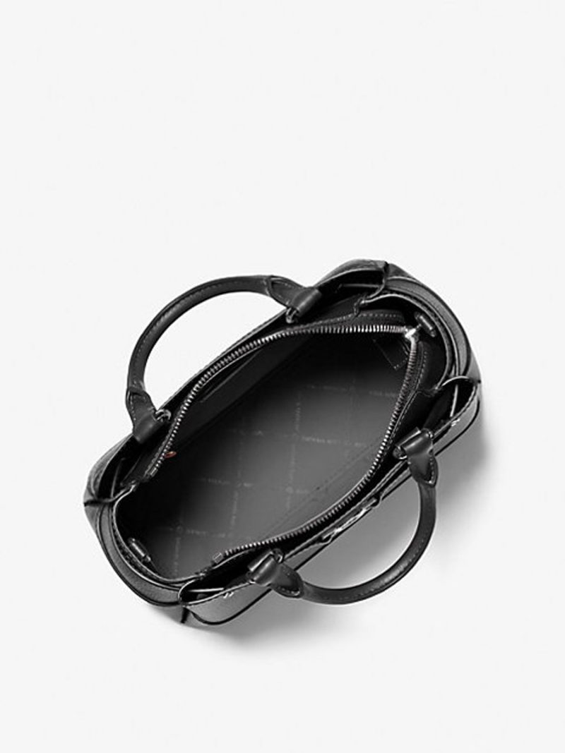 MICHAEL Michael Kors Reed Small Pebbled Leather Satchel - Image 2