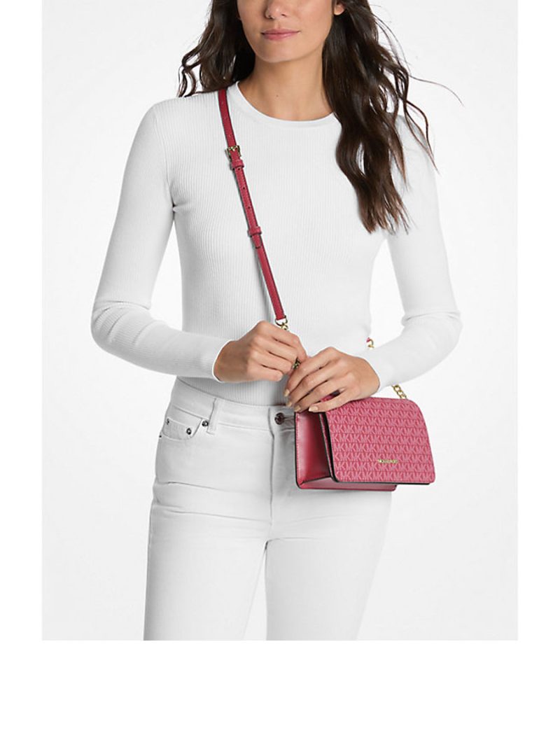 MICHAEL Michael Kors Jet Set Signature Logo Crossbody Bag - Image 3