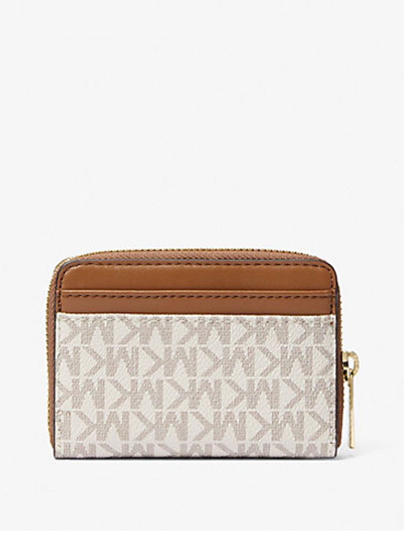 MICHAEL Michael Kors Jet Set Travel Medium Logo Zip-Around Card Case - Image 3