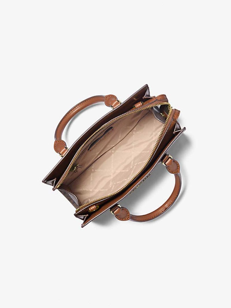 MICHAEL Michael Kors Sheila Small Signature Logo Satchel - Image 2
