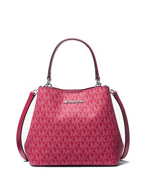MICHAEL Michael Kors Pratt Small Signature Logo Convertible Shoulder Bag