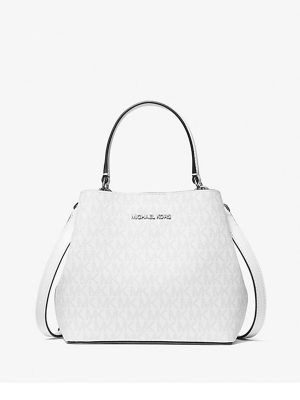 MICHAEL Michael Kors Pratt Small Signature Logo Convertible Shoulder Bag