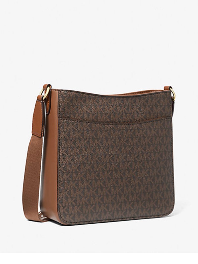 MICHAEL Michael Kors Jet Set Travel Small Signature Logo Messenger Bag - Image 3