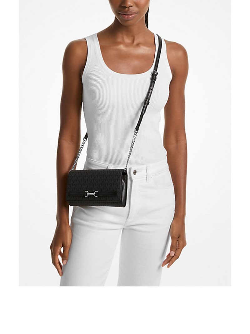 MICHAEL Michael Kors Carson Large Signature Logo Convertible Crossbody Bag - Image 4