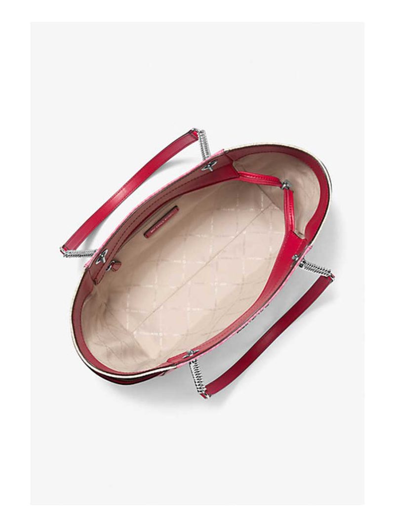 MICHAEL Michael Kors Jet Set Large Color-Block Signature Logo Shoulder Bag - Image 2