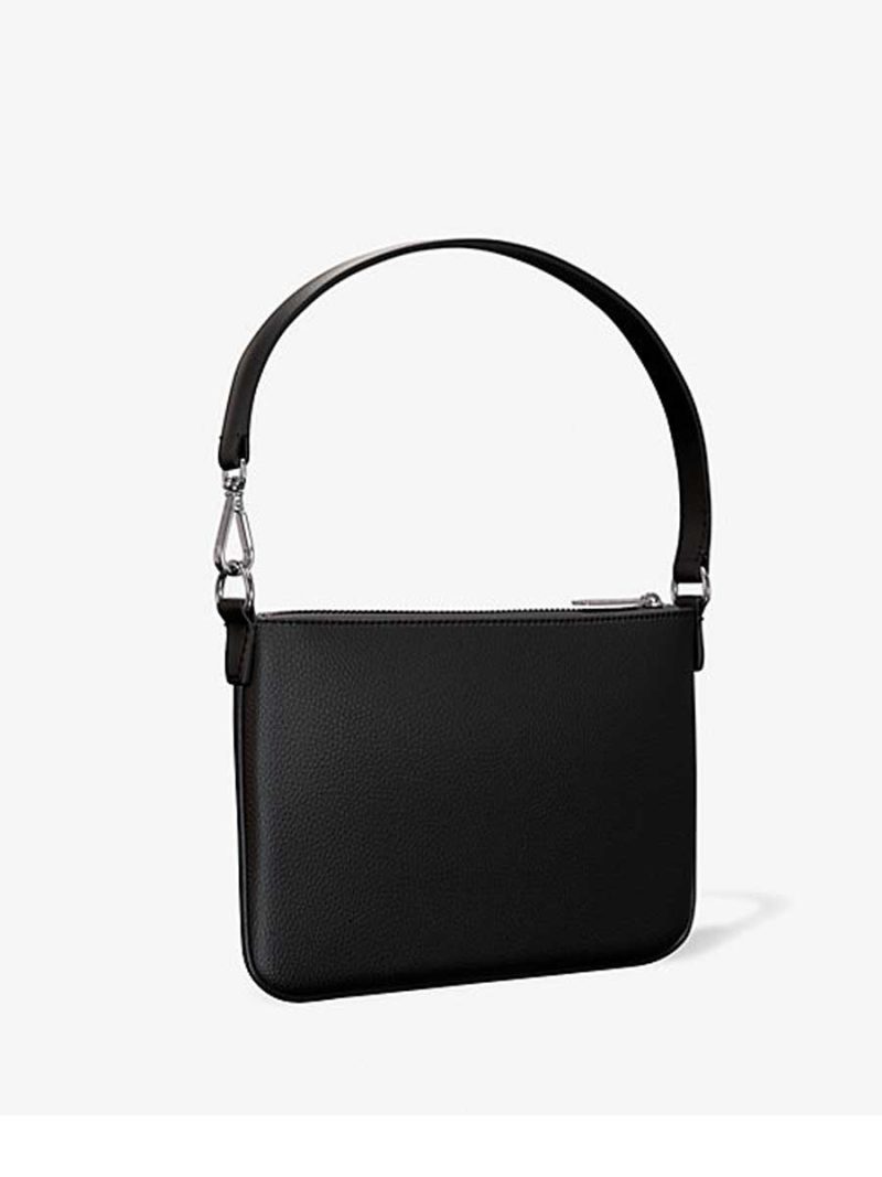 MICHAEL Michael Kors Jet Set Small Pebbled Leather Convertible Wristlet - Image 3