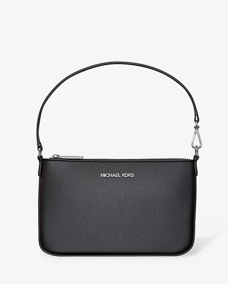 MICHAEL Michael Kors Jet Set Small Pebbled Leather Convertible Wristlet - Image 5