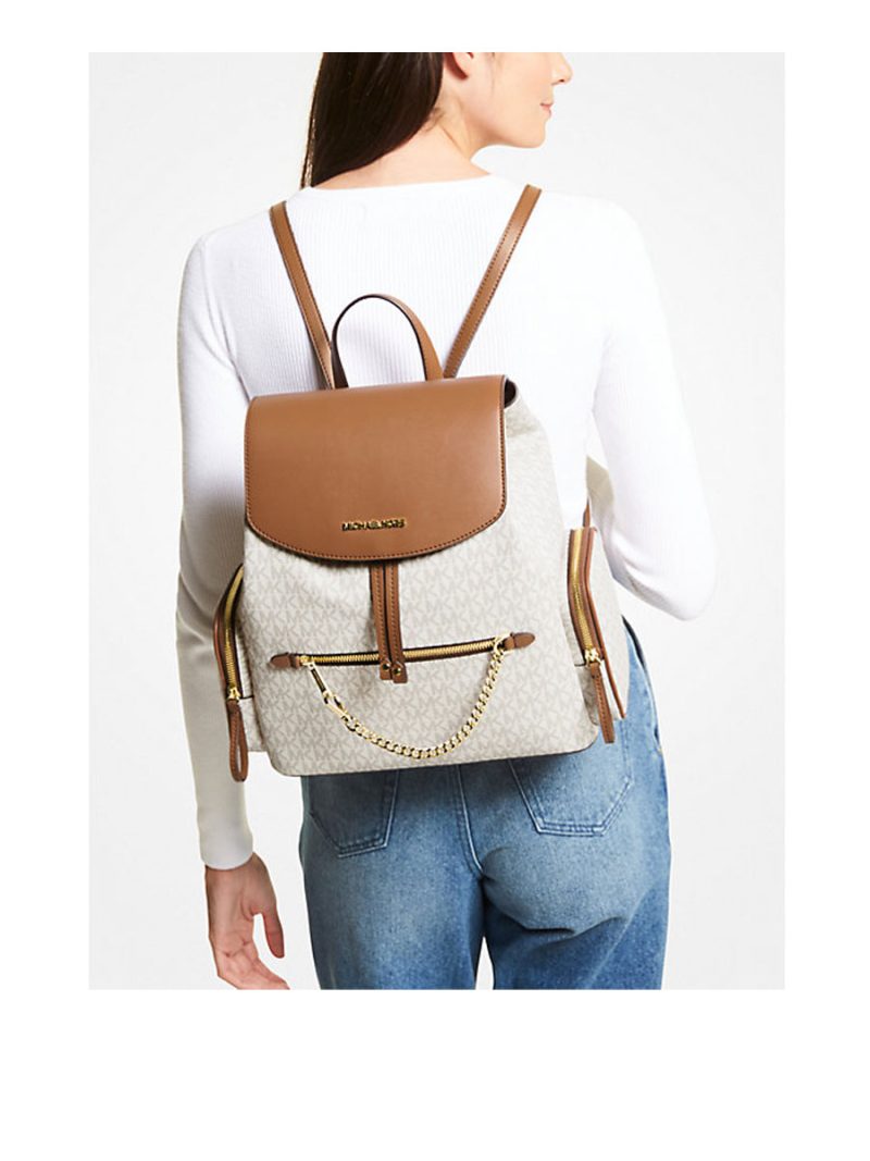 MICHAEL Michael Kors Jet Set Large Logo Backpack - Image 4