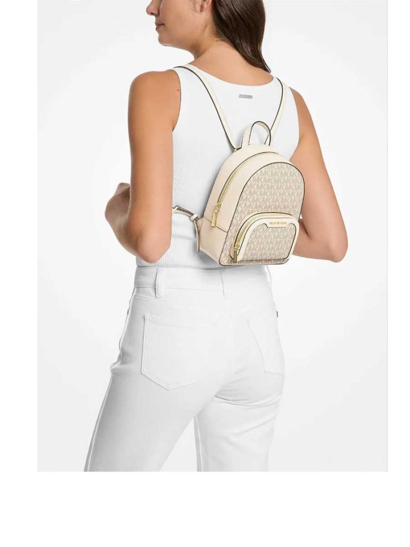 MICHAEL Michael Kors Jaycee Extra-Small Signature Logo Backpack - Image 3