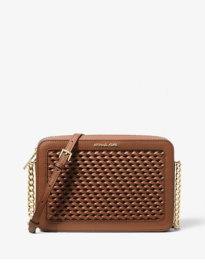 MICHAEL Michael Kors Jet Set Large Woven Crossbody Bag