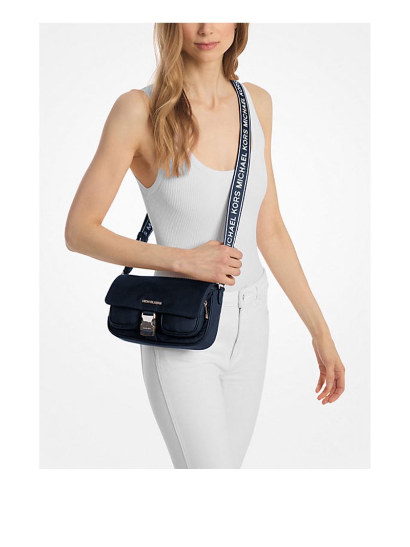 MICHAEL Michael Kors Khai Medium Nylon Messenger Bag - Image 3