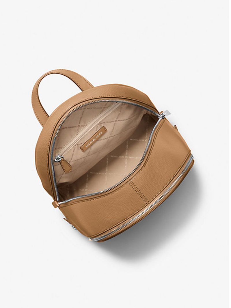 MICHAEL Michael Kors Rhea Medium Pebbled Leather Backpack - Image 2