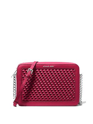 MICHAEL Michael Kors Jet Set Large Woven Crossbody Bag
