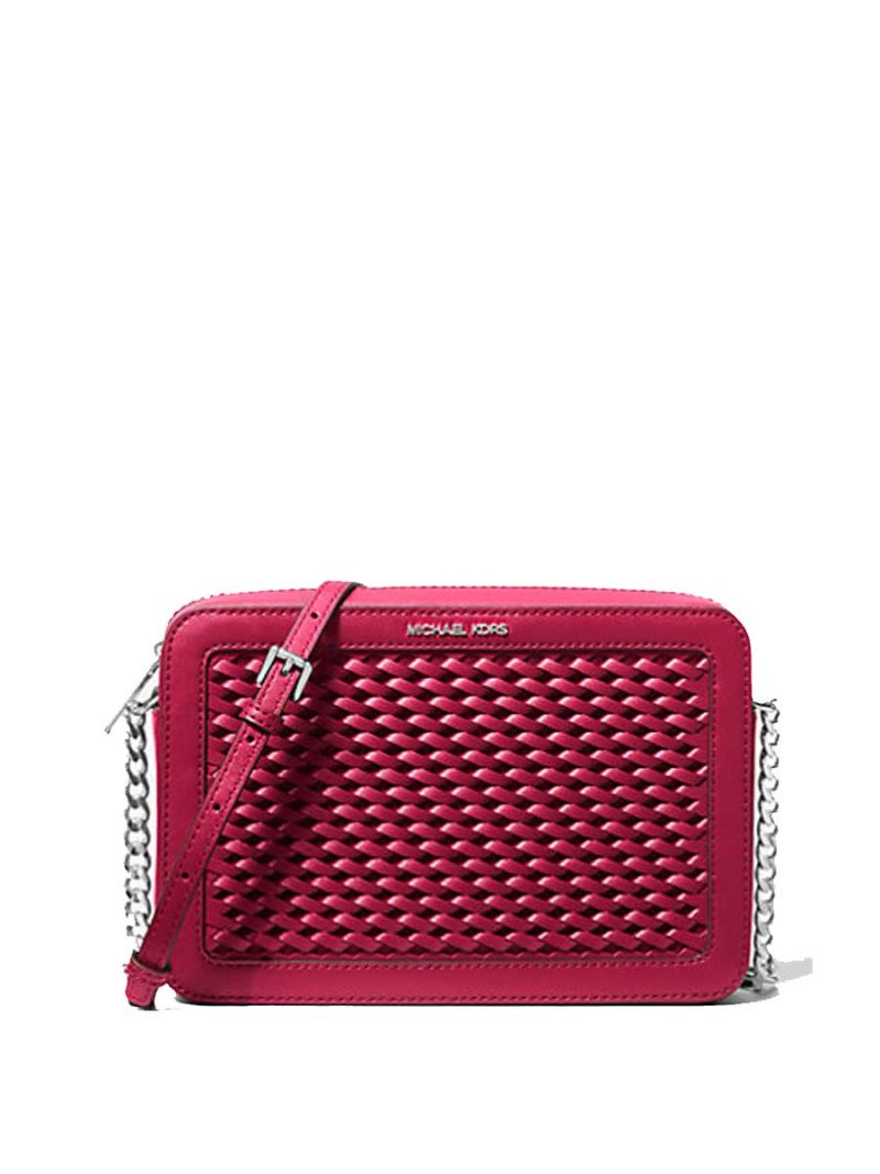 MICHAEL Michael Kors Jet Set Large Woven Crossbody Bag
