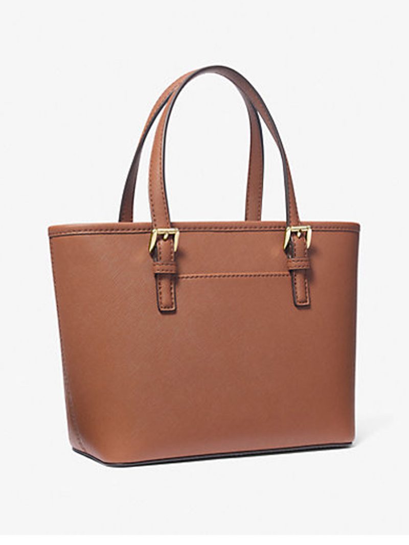 MICHAEL Michael Kors Jet Set Travel Extra-Small Saffiano Leather Top-Zip Tote Bag - Image 3