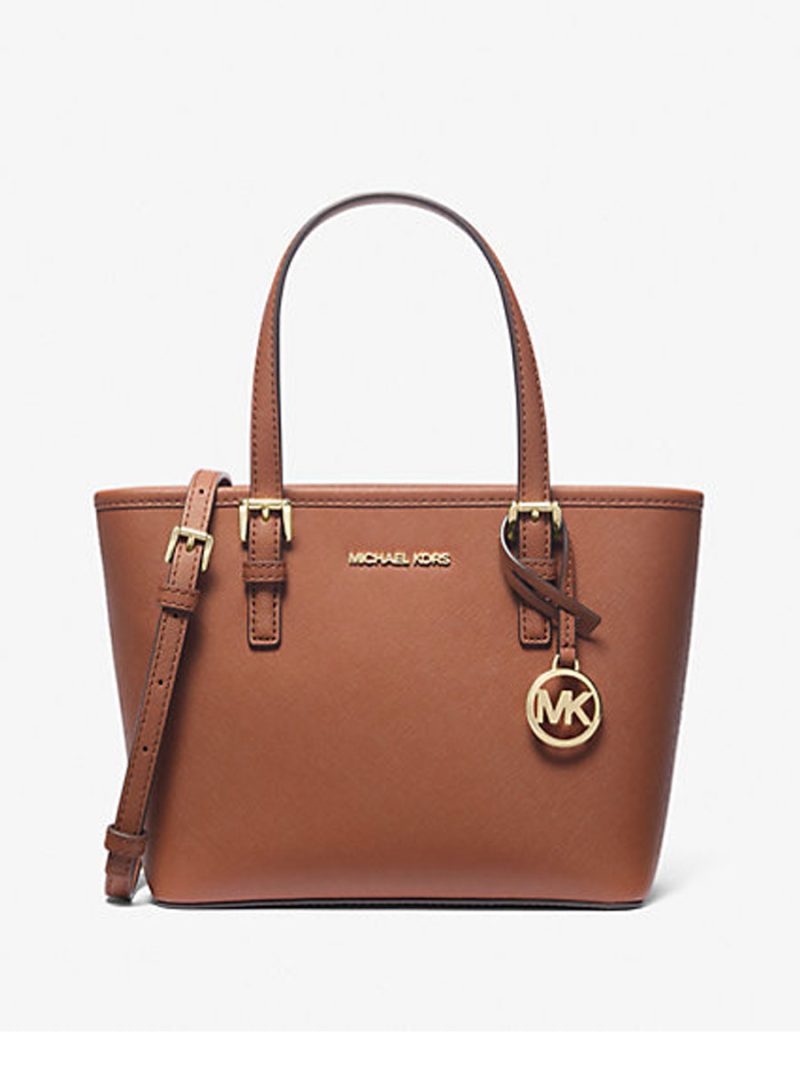MICHAEL Michael Kors Jet Set Travel Extra-Small Saffiano Leather Top-Zip Tote Bag