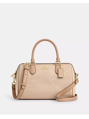 COACH Rowan Satchel Bag In Colorblock