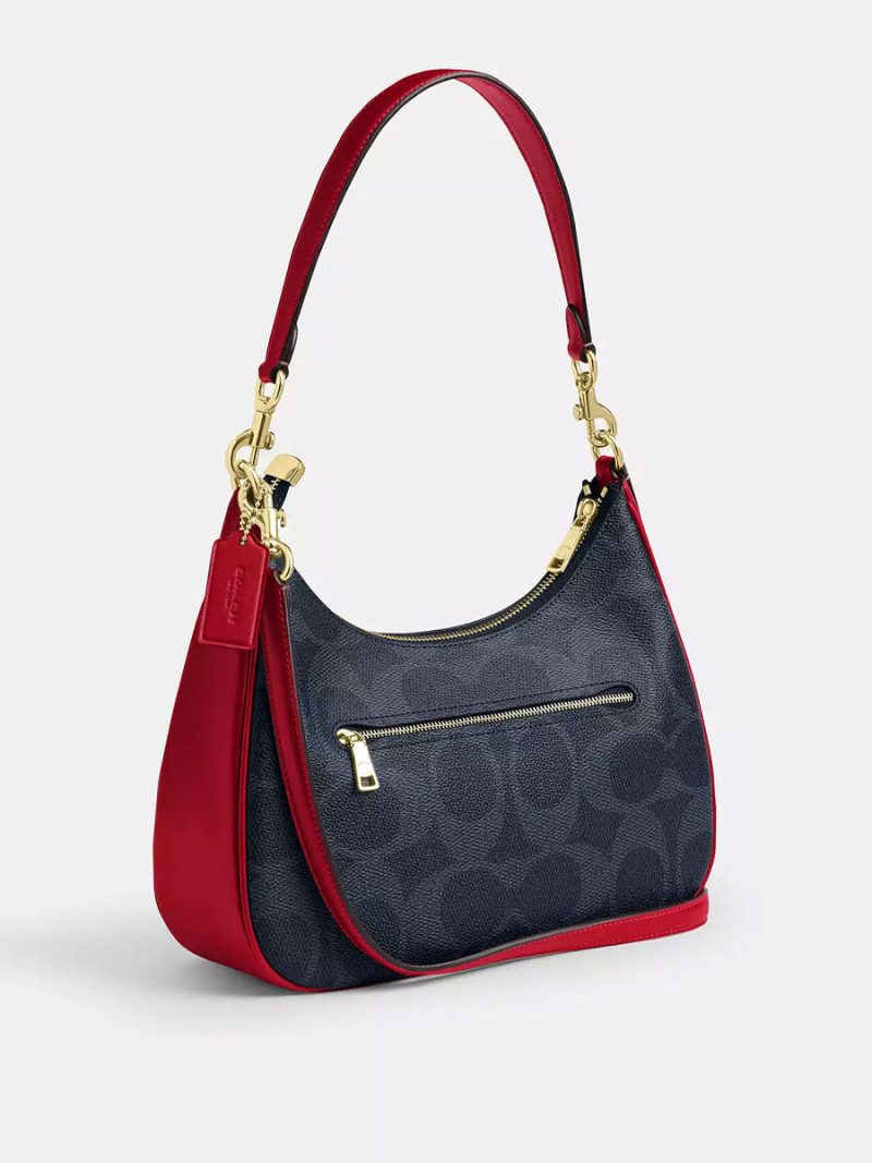 COACH Teri Hobo Bag In Signature Canvas - Image 3