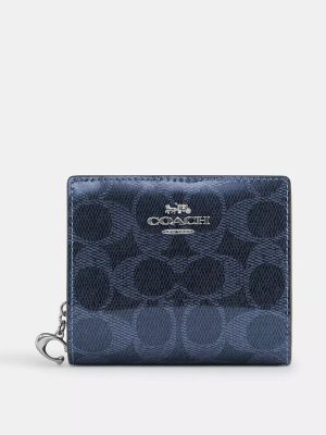 COACH Snap Wallet In Signature Canvas