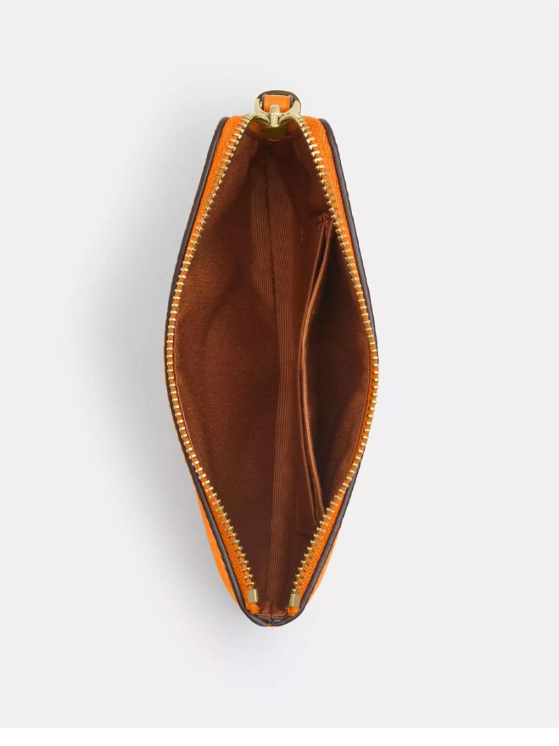 COACH Corner Zip Wristlet In Signature Canvas - Image 2