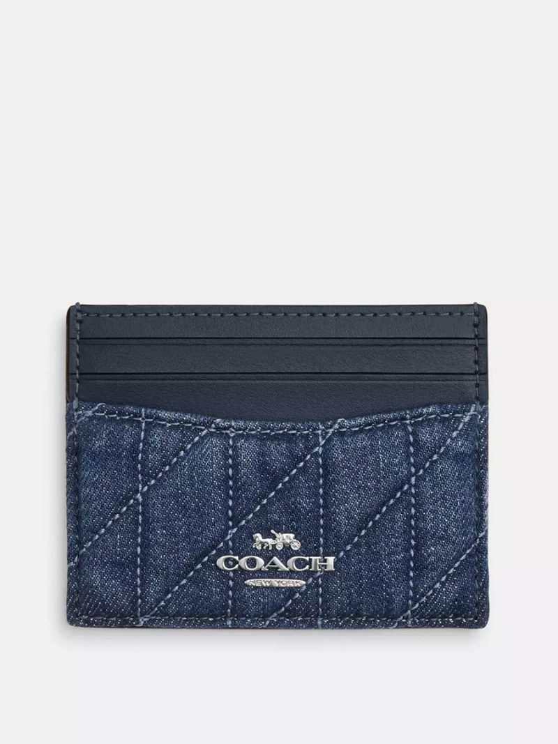 COACH Slim Id Card Case With Quilting