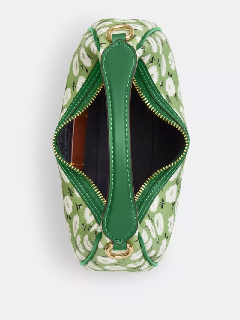 COACH Carmen Mini Crossbody Bag With Floral Print - Image 2
