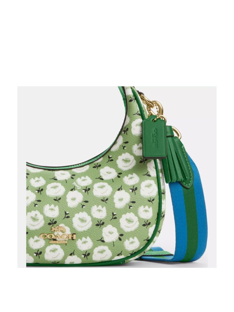 COACH Carmen Mini Crossbody Bag With Floral Print - Image 4