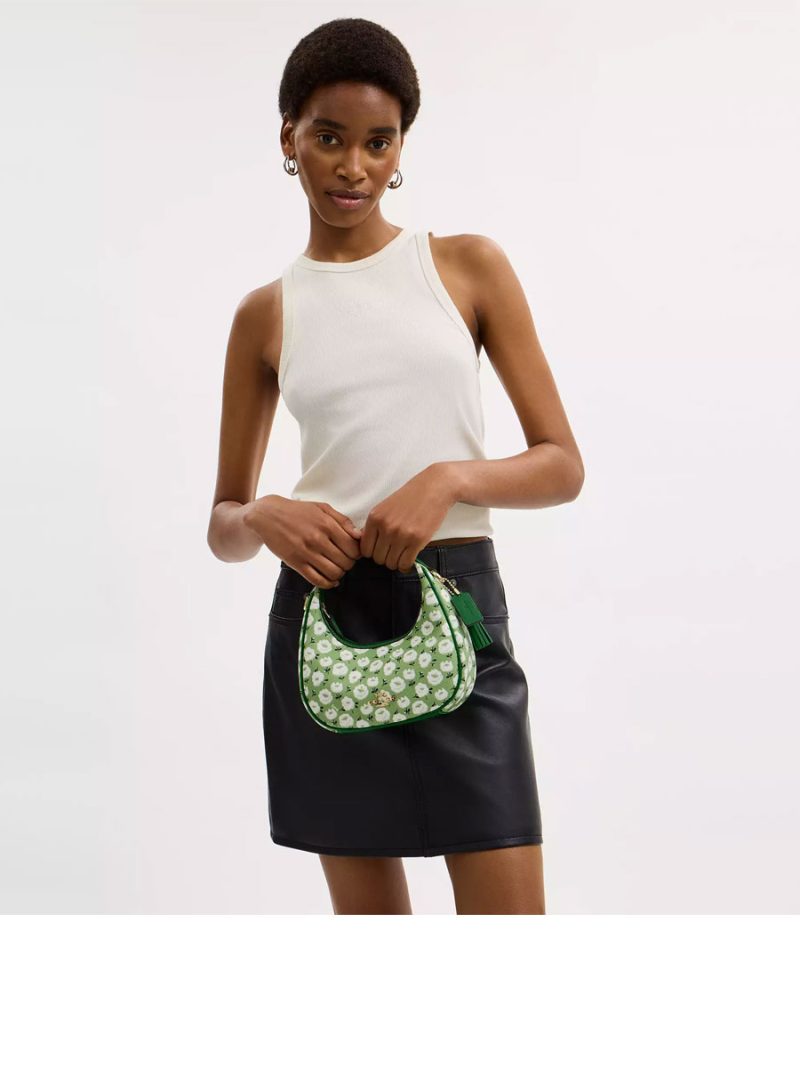 COACH Carmen Mini Crossbody Bag With Floral Print - Image 6
