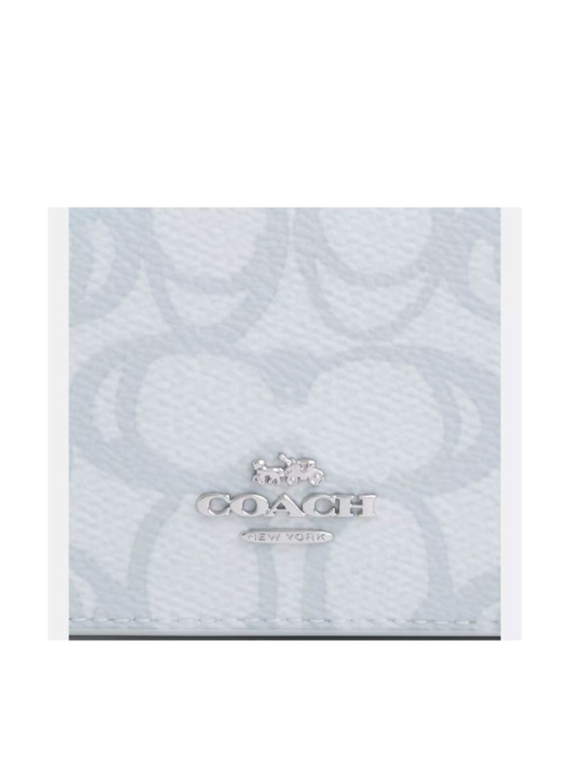 COACH Card Holder Wallet In Sketch Signature Canvas - Image 5