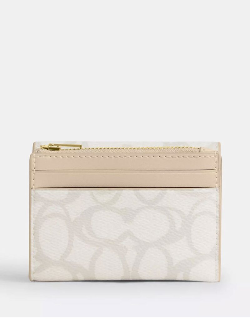 COACH Card Holder Wallet In Sketch Signature Canvas - Image 3